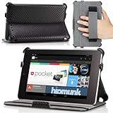 MoKo Google Nexus 7 Case - Slim-Fit Multi-angle Folio Cover Case for Google Nexus 7 Android Tablet by ASUS, BLACK (with Smart Cover Auto Wake/Sleep Feature)