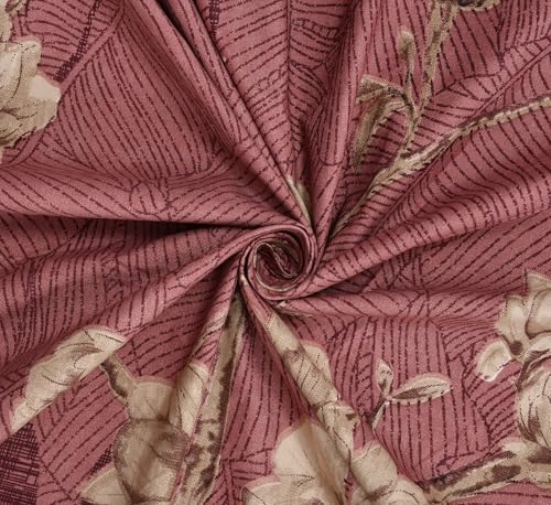 Image of Premium Heavy Cotton Flat Bedsheets with 2 King Size Pillow Covers | Double Bed 350 TC | 90 x 100 Inch King Size Flat | :- Maroon Flower