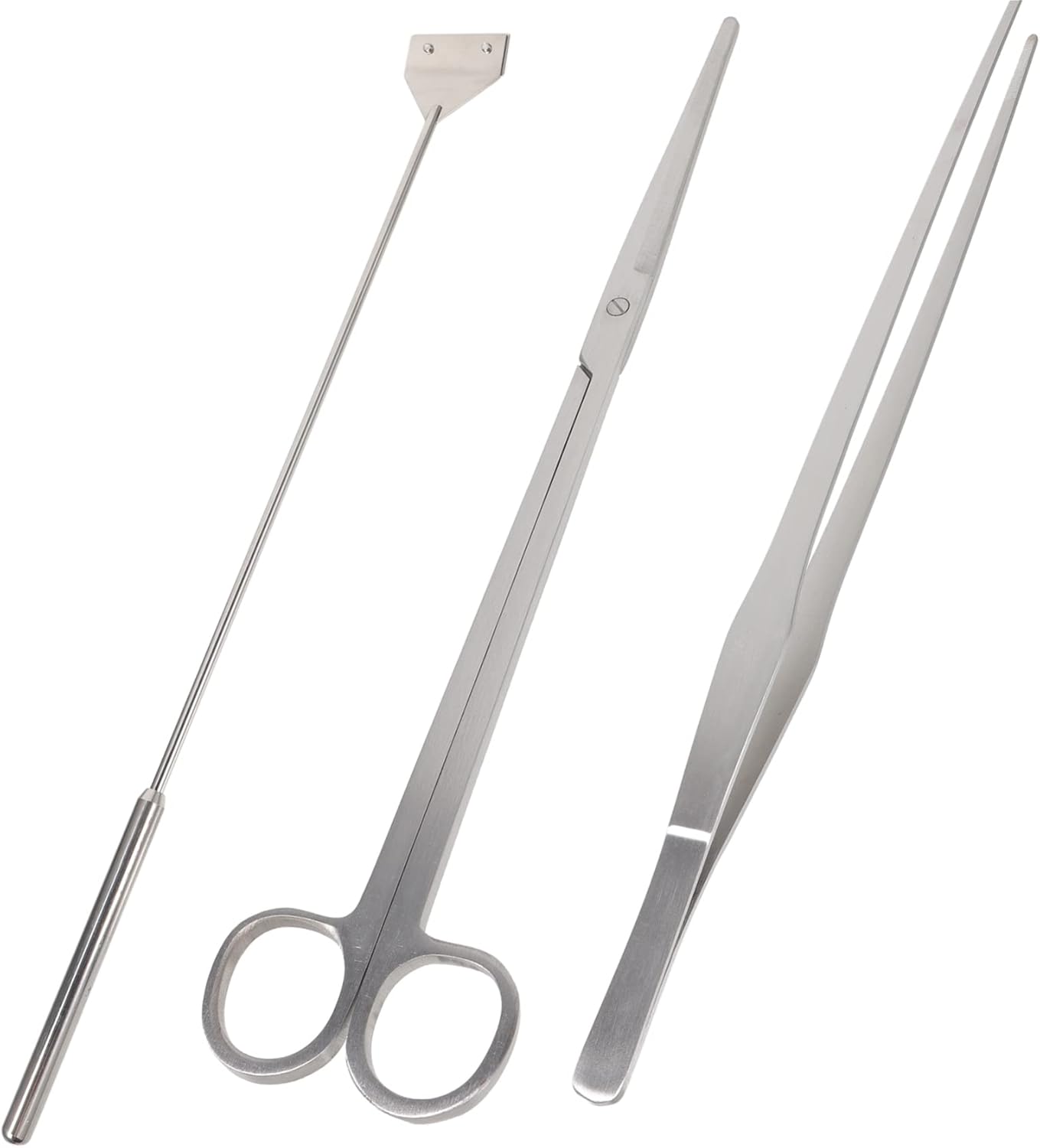 1Set Aquarium Tool Tweezers Scissors Scraper for Fish Tank Maintenance Efficient for Aquariums
