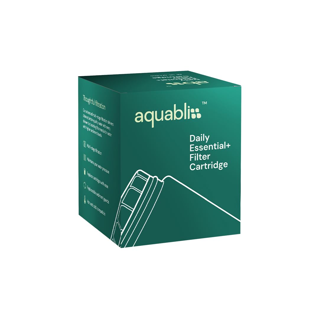 AquaBliss Cartucho de repuesto para filtro de ducha HD multietapa, 48 veces más potencia de desintoxicación. Adiós a la picazón, la rotura y la opacidad. Reduce el óxido, los productos químicos, el