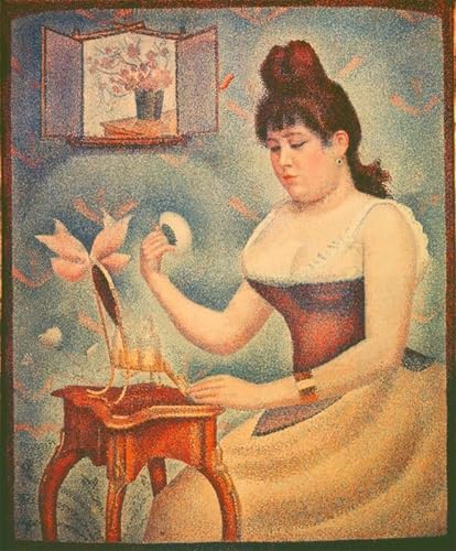 Cuadro de pintura al óleo de Seurat 60x90cm para decoración moderna