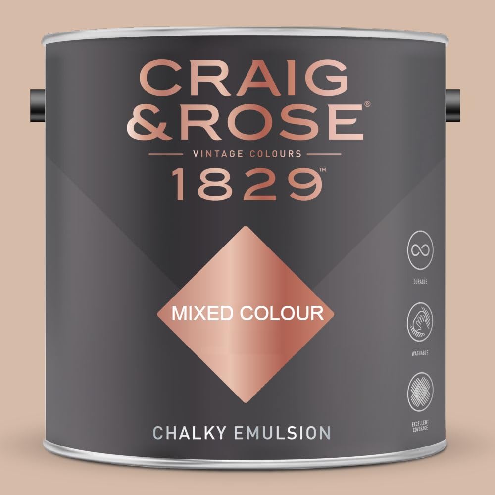 Paint Stop CRAIG & ROSE 1829 CHALKY EMULSION FRESH PLASTER 2.5L
