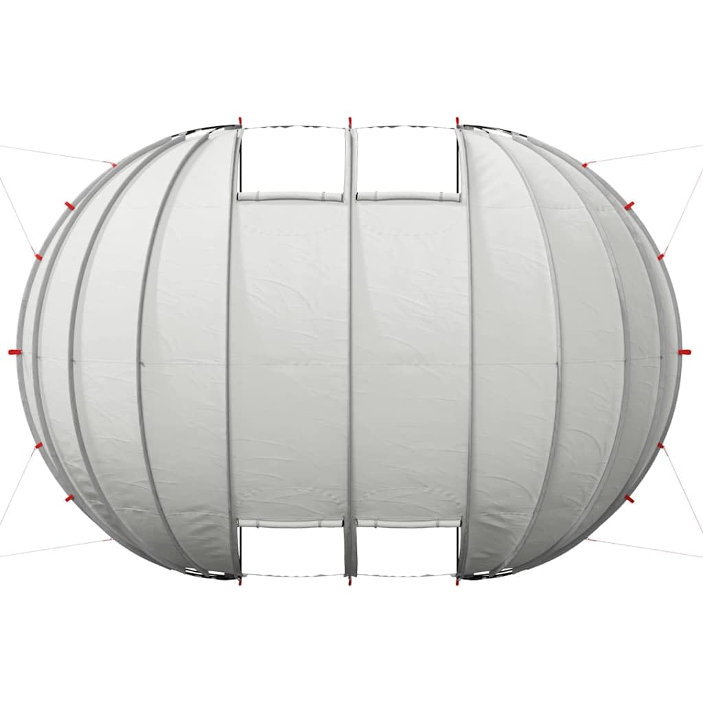 Solivagant Dôme de Tente de Piscine Gris 538 x 440 x 204 cm,(12 KG)