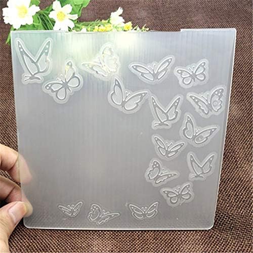 Borboleta impressão DIY plástico gravando pastas para DIY Scrapbooking Papel artesanato/Cartão que faz suprimentos de decoração