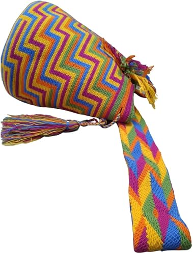 Miniatura 3 de Mochila Wayuu. Diseño auténtico y colorido. Origen colombiano. Modelos exclusivos y únicos., Maya31013, Mochilas Daypack