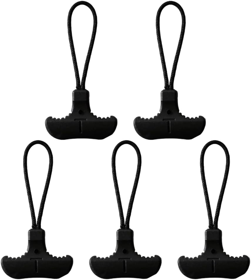 LUOFANG Tiralampo per Cerniera Estensore per Cerniera di Ricambio per Bagagli Paracord Tiralampo per Cerniera a Forma di T Fissatore per Cavo di