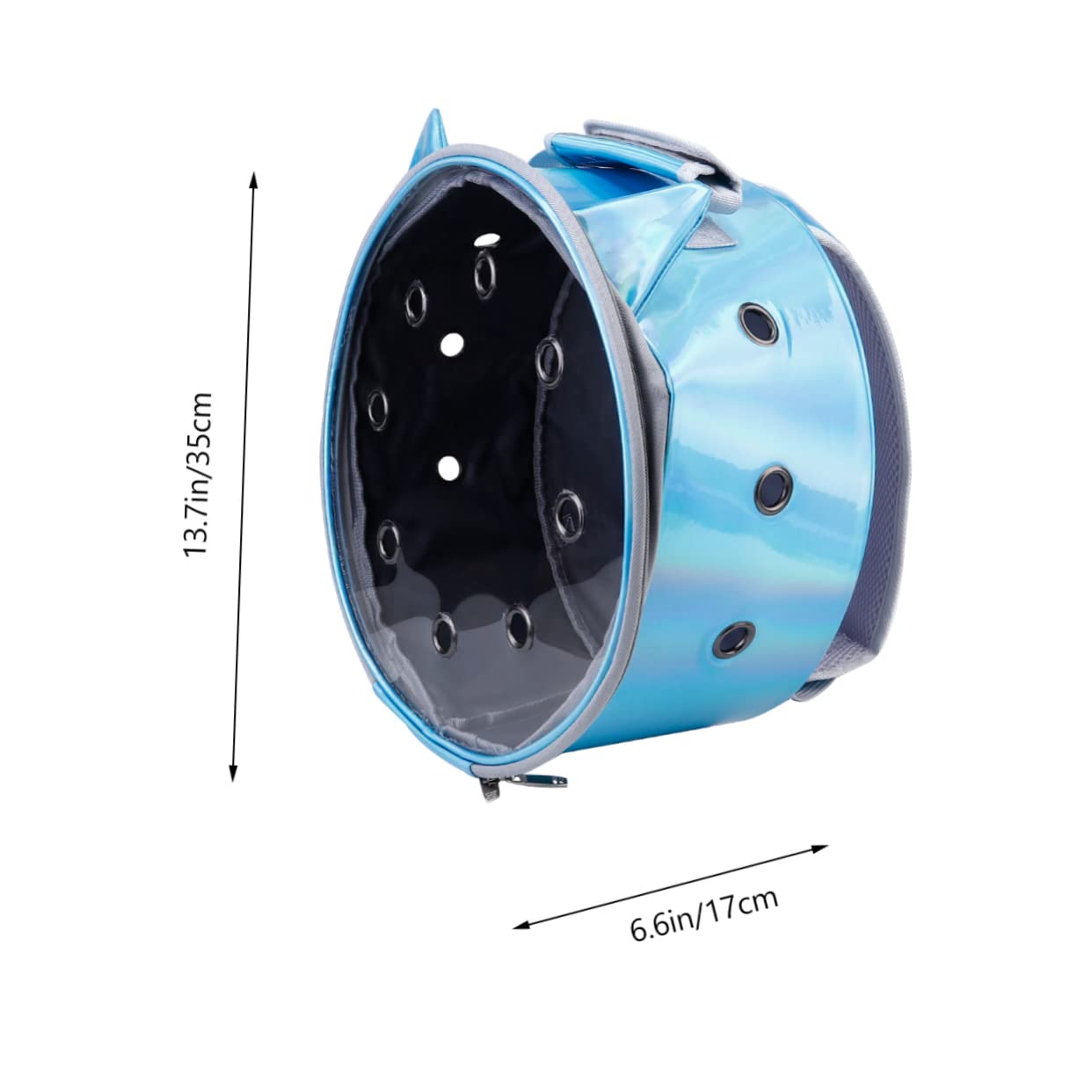 SUPVOX 1pc Portable Pet Cat Puppy Space Backpack Carrier Bag Travel Walk Hike Dog Bag Adjustable Straps