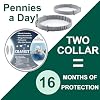 Collar antipulgas para perros Craveit, 2 unidades, collar antipulgas para perros pequeños, repelente suave de garrapatas a base de plantas, impermeable y ajustable, defensa duradera de 8 meses 3