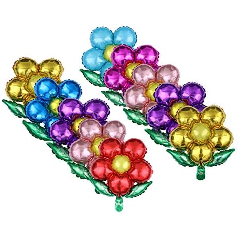 YeahiBaby 18-Inch Aluminum Foil Balloon for Wedding Party Flower Party Decor 10 Pieces (Mixed Color) Cover