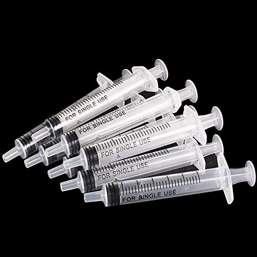 20 Pack 3ml 3cc Plastic Syringe with Measurement, Without Needle, Individual Sealed Wrapped for Refilling and Measuring Liquids, Scientific Labs, Feeding Pets or Little Animals - Thumbnail 4