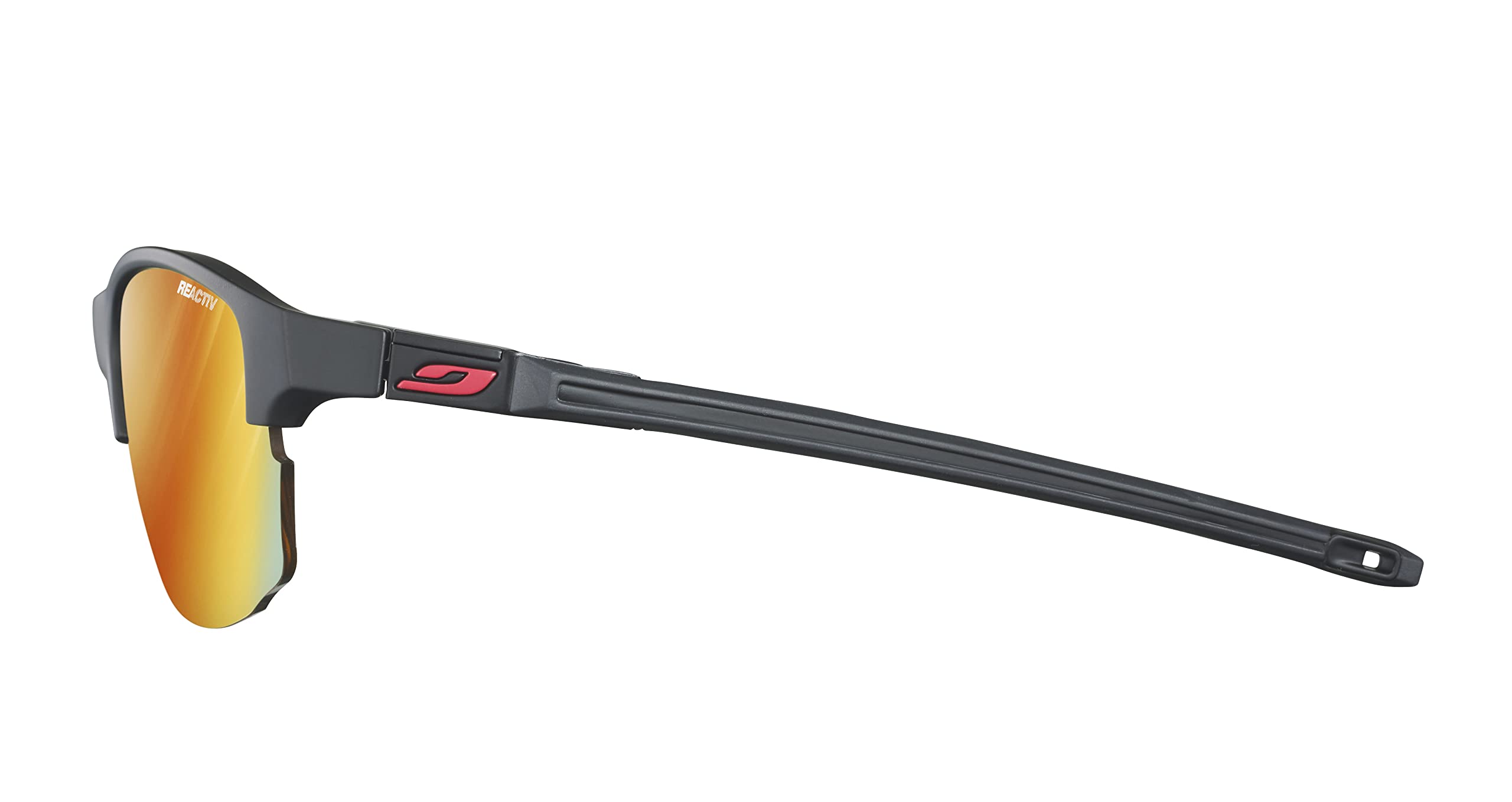 Julbo Lentes de sol de rendimiento dividido para mujer, lentes fotocromáticos o espectros REACTIV para correr, MTB y ciclismo