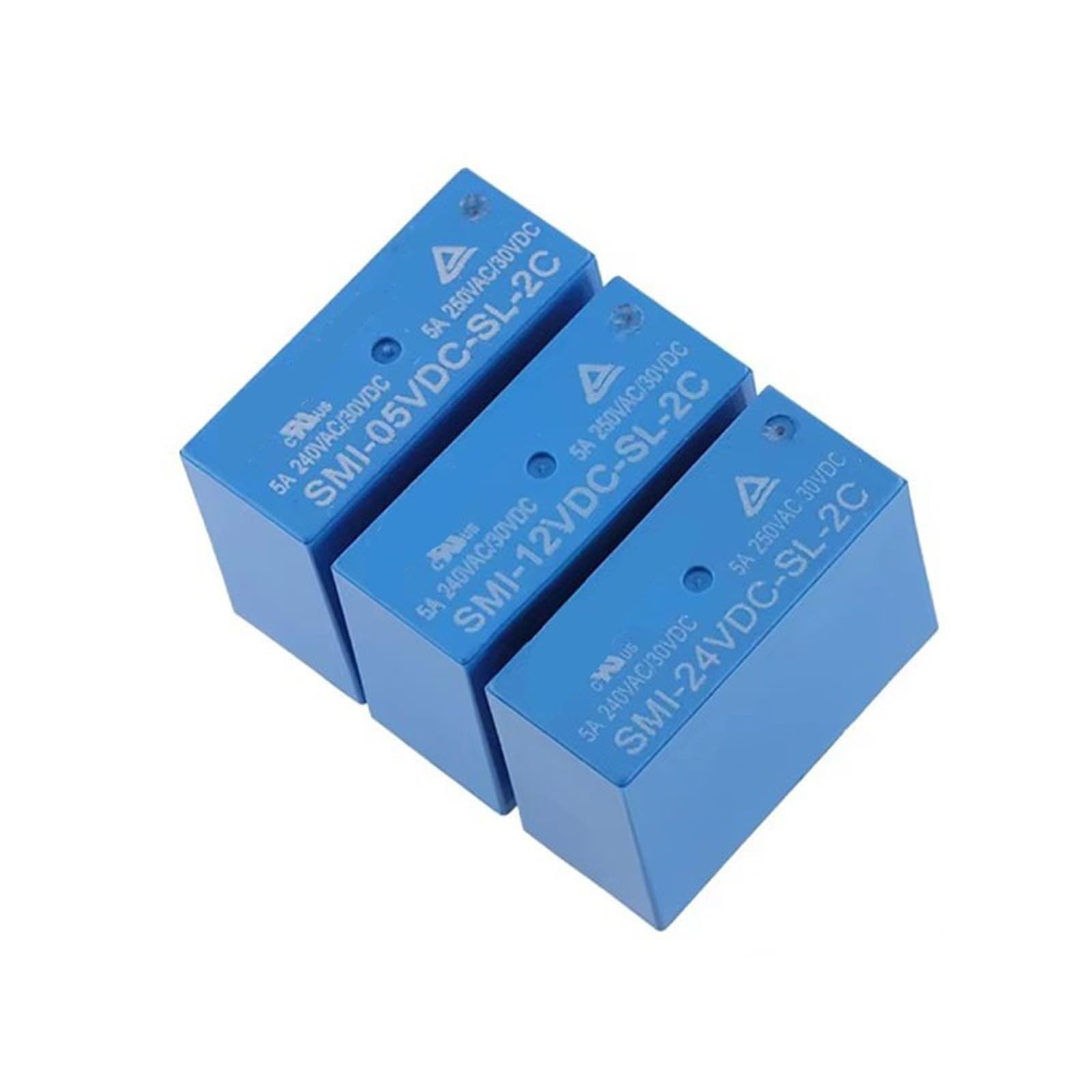 Ltrajuynh One Color 5Pcs/Lot Smi-05V/12V/24Vdc-Sl-A -Sl-C Sl-2C 5A 10A 4Pin 5Pin 8Pin 5V 24V Power Relay(Smi-24Vdc-Sl-A 4Pin)