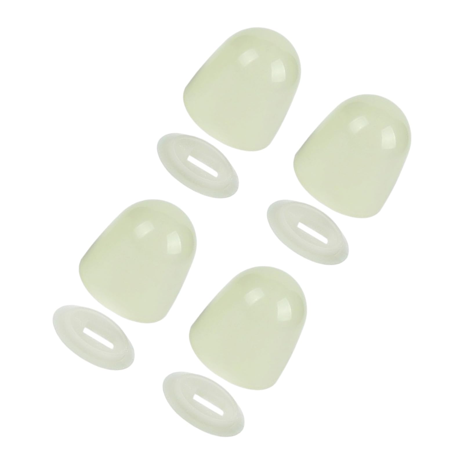 2 / 4Pcs Toilet Screw Bolt Cover Replacement Hat Bolt Covers Screw Caps Luminously Toilet Covers Bathroom Accessories Anchors Caps
