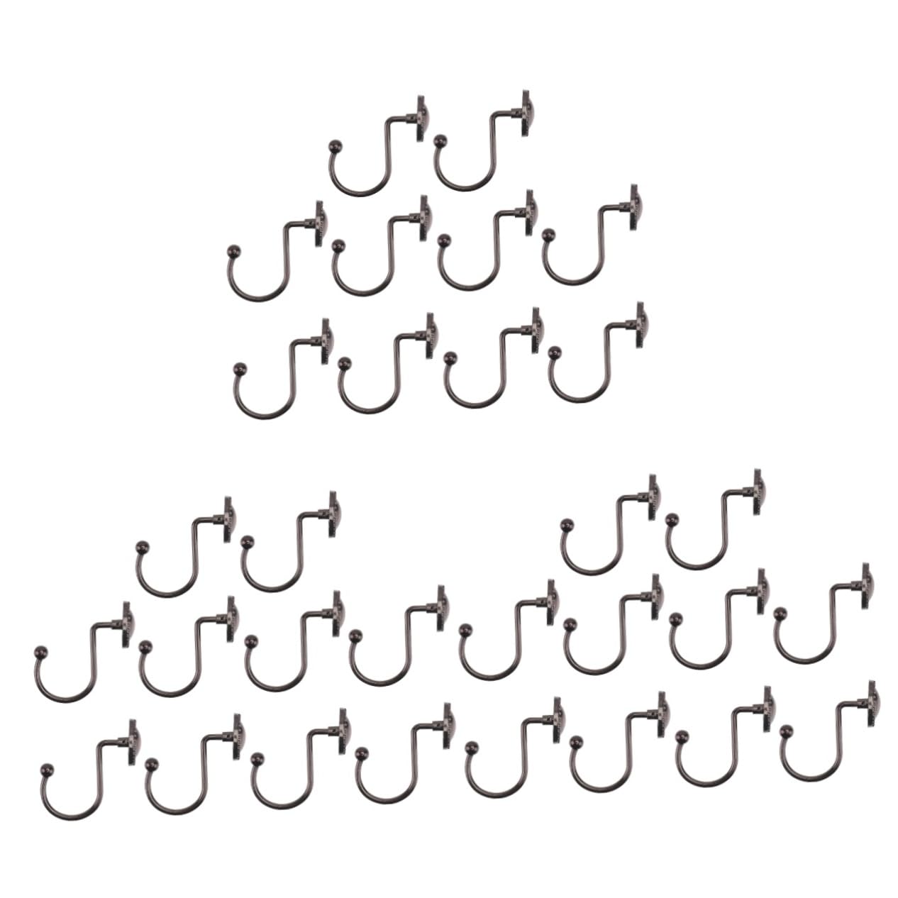 Alipis 30 Pezzi Gancio Per Da Doccia Ganci Da Doccia In Metallo Antico Anelli Per Tende Da Doccia Tieback Gancio Ganci Per Tende Da Doccia Finestra Holdback Decorazioni Retrò