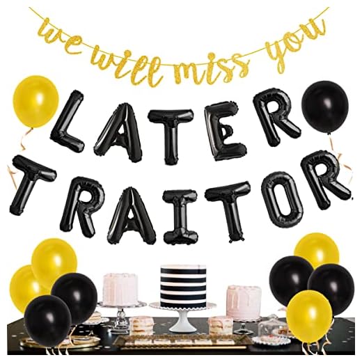 DecoracióN De Fiesta De Despedida De CompañEro De Trabajo De Oficina Te Echaremos De Menos Banner De JubilacióN De Fiesta MáS Tarde Traidor Se Marcha Fiesta, Cambio De Trabajo, DecoracióN De Despedida