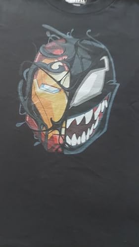 Maglietta Marvel Iron Man Venom Split Face - Cotone, Design Divisio Ufficiale - Foto 8