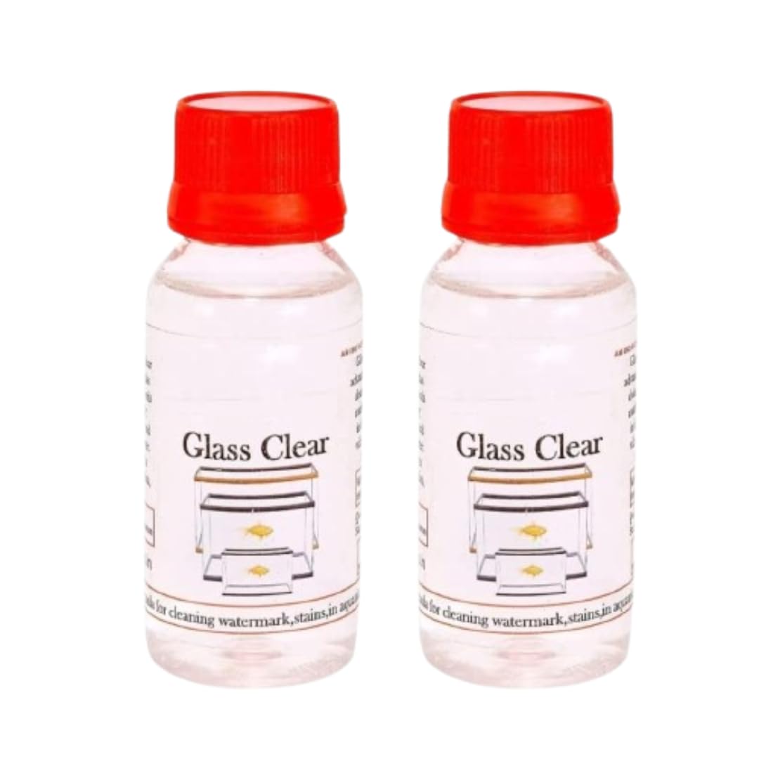 Aquarium Glass Cleaner, Hard Water and Lime Scale Remover, 60ml, Pack of 2 Bottles, Safe for Fish Tank Use-image-11