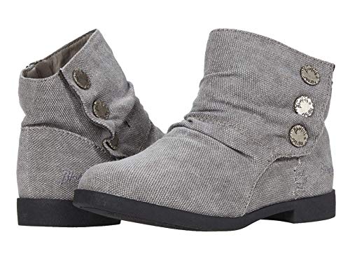 Blowfish Malibu Girl's Sugar (Toddler/Little Kid) Steel Grey Gaucho Canvas 6 Toddler M