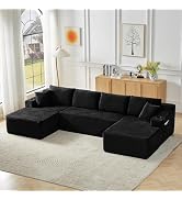 Amazon.com: KIVENJAJA 2 Piece Sofa Set, Boucle Cloud Couch and