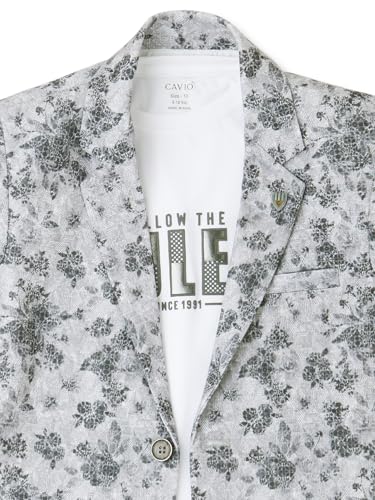 Image of CAVIO Boys Printed Blazer and T-Shirt