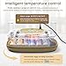 Demohome 24 Egg Incubator for Hatching Eggs with Temperature and Humidity Control, LED Candling & Auto Turning for Chicken Duck Quail Birds, Ideal for Home Farm, Classroom, Beginners