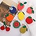 Giltnio Fruit Coin Purse Bag Charm Keychain, Mini Watermelon Charm Kawaii Leather Coin Purse Pouch Holder for Airtag Handbag Tote Wallet