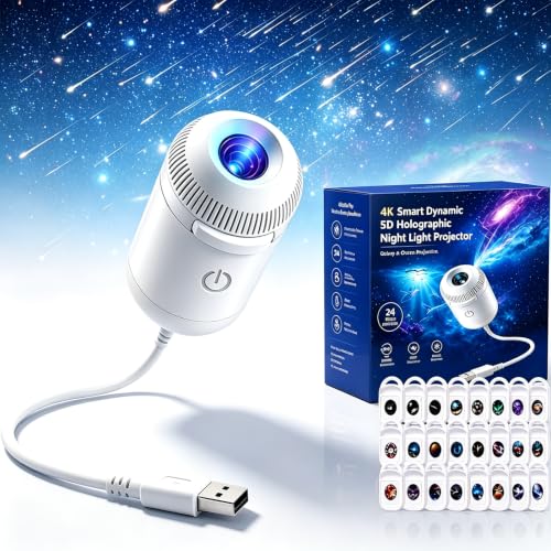 5D Ocean Projector,Galaxy Projector,Includes 24 Projection Slides