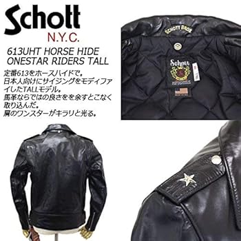 ととと　Schott ショット ライダース Horse hide 楽天市場】【早割！】Schott ショット シングルライダース