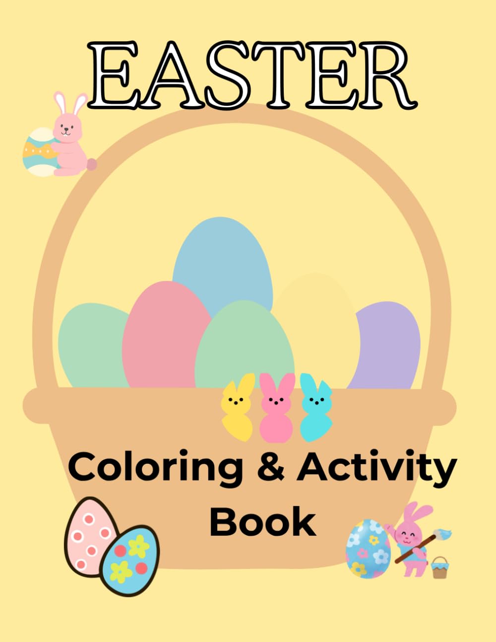 Easter coloring and activity Book
