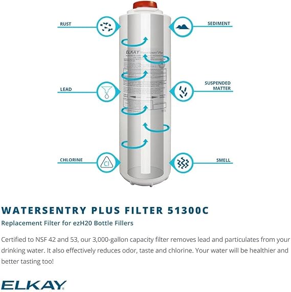 Elkay LZWSM8K Bottle Filling Station, 1.5, Stainless Steel