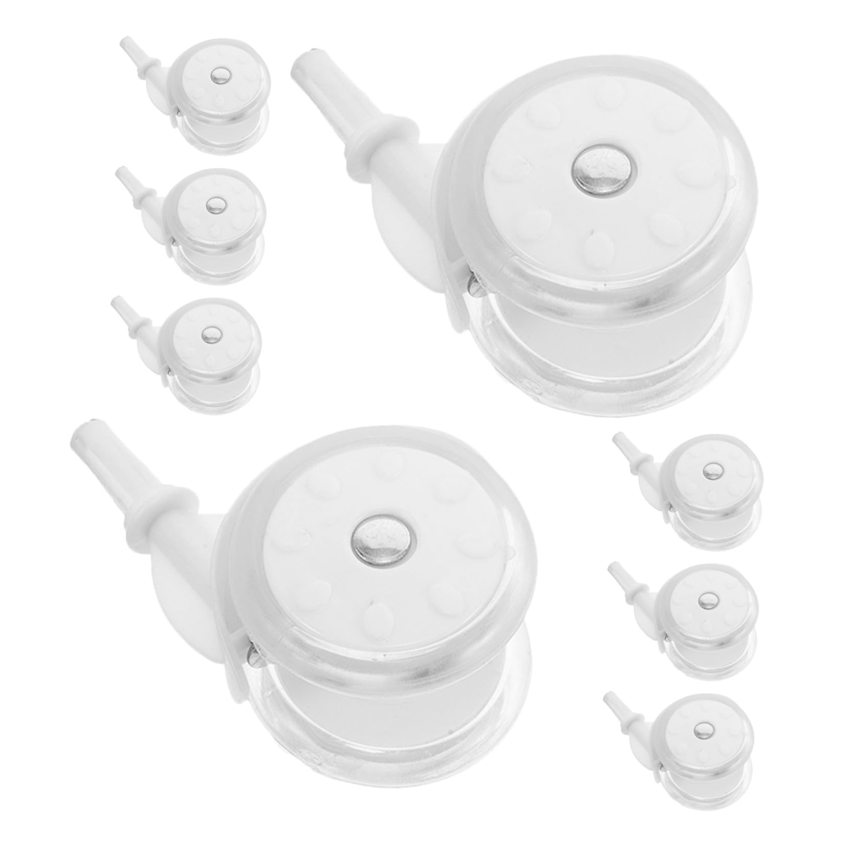 8pièces Roues de Rechange pour Trotteur Plastique Accessoires pour Poussettes Garçon Fille Roulettes
