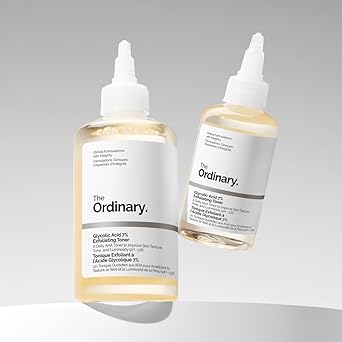 The Ordinary Glycolic Acid 7% Exfoliating Toner, Brightening and Smoothing Daily Toner for More Even-Looking Skin Tone