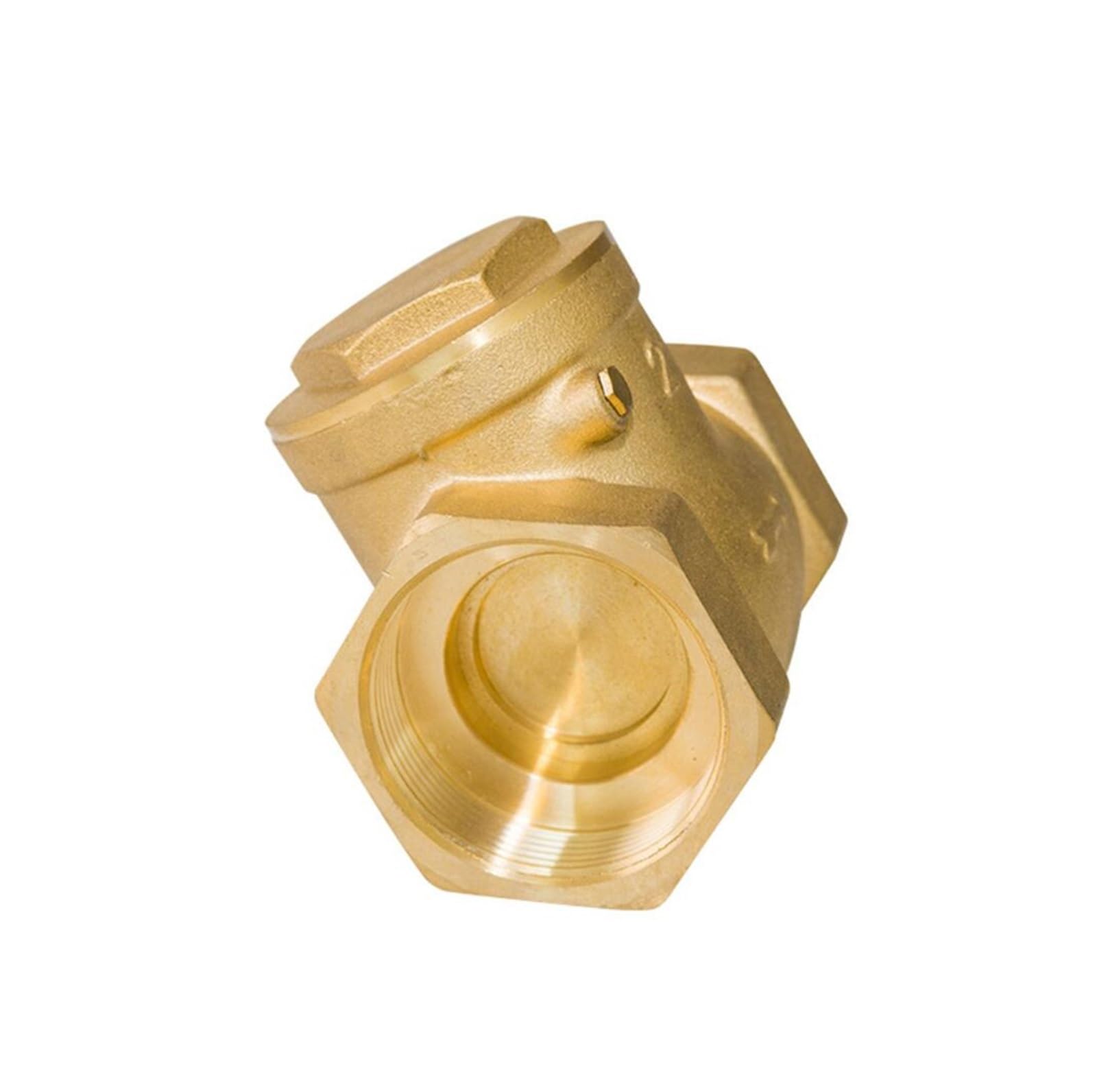 Clapet Anti-retour Horizontal En Laiton - Filetage Femelle DN15 à DN50 - Pour Eau, Pression Max 232 PSI - 13