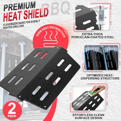 Genesis 300 310 Grill Parts Kit for Weber Genesis E330 E310 S310 E320 S330 S320 EP330 EP310 Parts, Genesis Burner Tube 7621 Flavorizer Bars Heat Deflector Porcelain Steel Grill Parts, 7622 62752 by DcYourHome - Used condition - Image 3