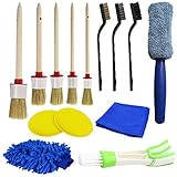 ♥ Materiales de alta calidad: estos cepillos están hechos de cerdas de cerdo y madera. La superficie redonda y lisa proporciona un agarre cómodo, y el orificio único en la parte superior del mango hace que sea fácil de colgar después de su uso.