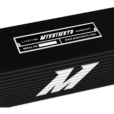 Mishimoto MMINT-UJB Universal Intercooler J-Line, Black