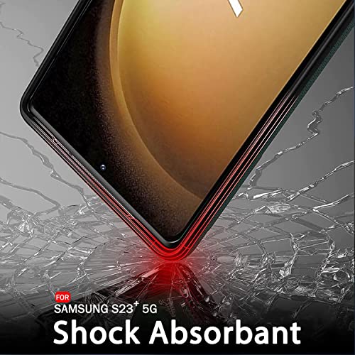 Image of TheGiftKart Sleek Back Cover Case for Samsung Galaxy S23 Plus 5G | Slim Fit Protective Design | Ultra Matte Finish | Camera Protection Bump | Soft Silicon Back Cover for Samsung S23 Plus 5G (Black)