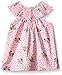 Mud Pie Baby Girls' Sleeveless Smocked Neckline Sun Dress, Pink Sunflower, 12-18 Months
