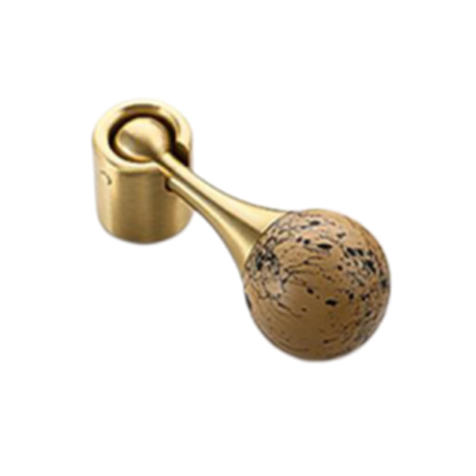 Dswzlqdxb 7 2 Pieces Cabinet Pulls Brass Door Handle Spherical Closet Handle Dressing Table Drawer Eyelet Gloves Cabinet Knobs Retro Door Levers Pendant (7)