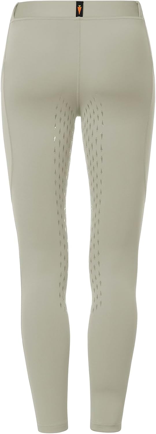 Kerrits Kids Coolcore Full Leg Grip Horse Riding Tights – Cooling Kids Equestrian Leggings with Silicone Grip and Pockets