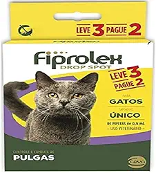 Ceva - Combo Fiprolex Drop Spot Antipulgas para Gatos - 0,5ml