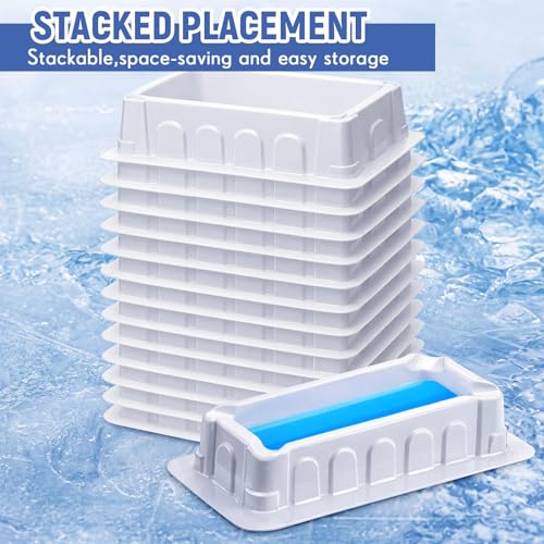 Image of Didaey 100 Pcs 10ml Reagent Reservoir, V-Bottom Pipette Reservoir, Individually Wrapped, Compatible with Single & Multi-Channel Pipettes for Lab