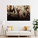 SSKJTC Lienzo decorativo para pared de estilo moderno para sala de estar,...