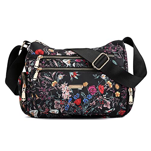 Jywmsc Femmes Éléphant Hobo Sac À Bandoulière Multi-poches Casual Léger Côté Sac