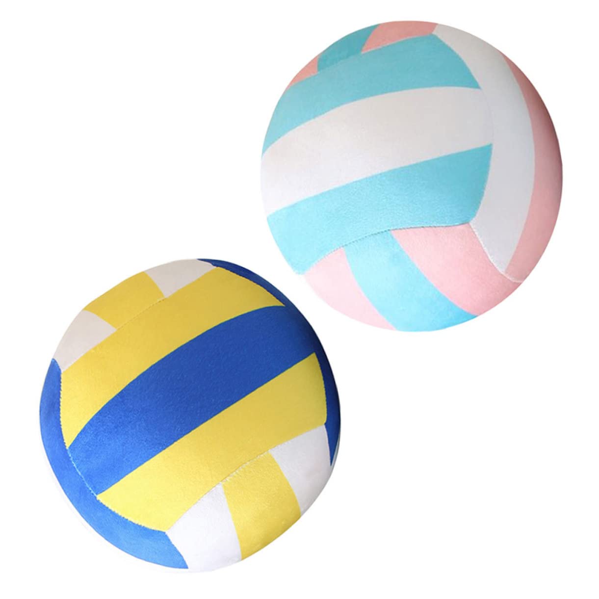 SUPVOX 2 Piezas Pelota Volleyball Peluche DecoracióN Deportiva para Dormitorio Niñas Y Regalo para Amantes del Voleibol Y Playa