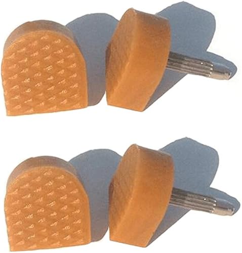 6 pares de protectores antideslizantes para el talón en forma de U 12 piezas, beige, minimiza los chirridos puntas de repuesto de zapatos de tacón