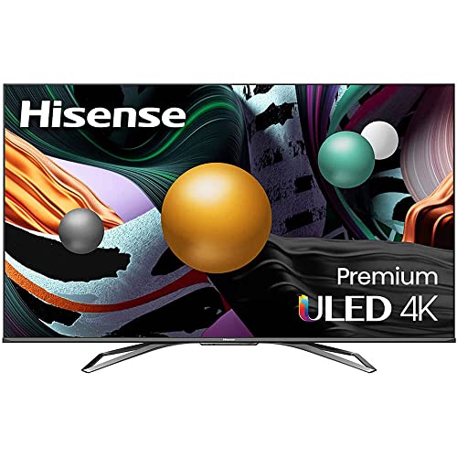 Hisense ULED Premium 65U8G QLED Series 65-inch Android 4K Smart TV with Alexa Compatibility, 1500-nit HDR10+, Dolby Vision IQ & Atmos, 120Hz, HDMI 2.1,Bluetooth, Wi-Fi, USB, Ethernet, Game Mode Pro