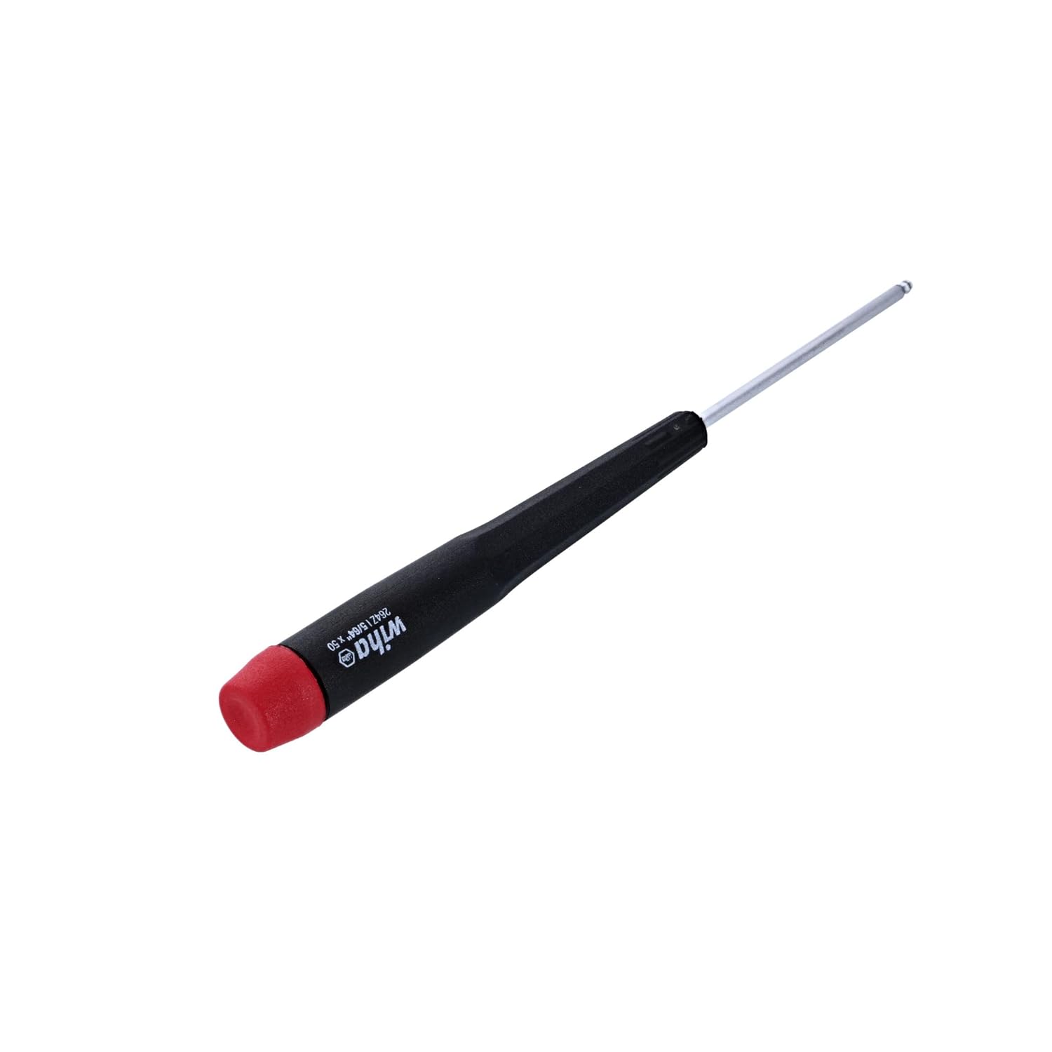 Wiha 26419 Ball End Hex Inch Screwdriver with Precision Handle, 5/64"