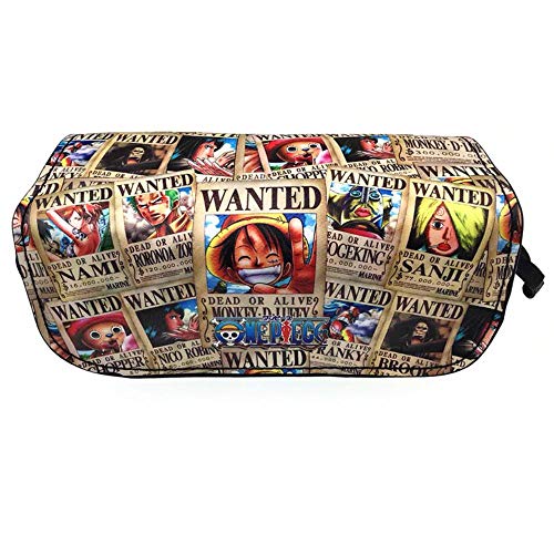 Trousse D'Anime One Piece Cosplay Étudiants À Crayon Portefeuille Trousse Papeterie Pouch Sac Pen Sac Sac Fournitures Scolaires De Bureau Cosmétique Sac De La Papeterie Cover