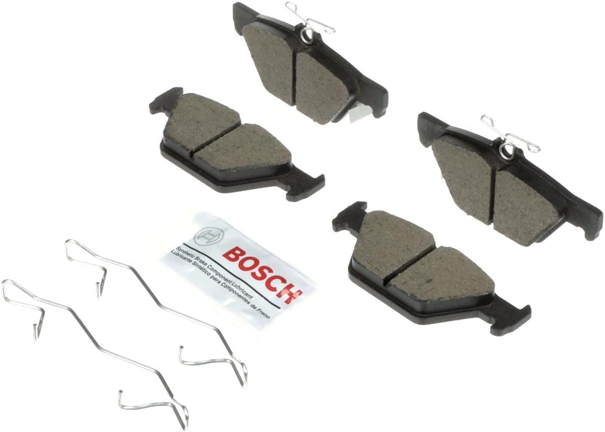 BoschQuietCast BC1808 Premium, Ceramic Disc Brake Pad Set - Rear